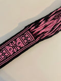 Artisanal Belt - Black & Pink