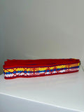 Artisanal Belt - Red & Yellow