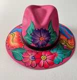 Pink Floral Hat