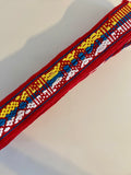 Artisanal Belt - Red & Yellow