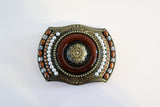 Brown Flower Buckle