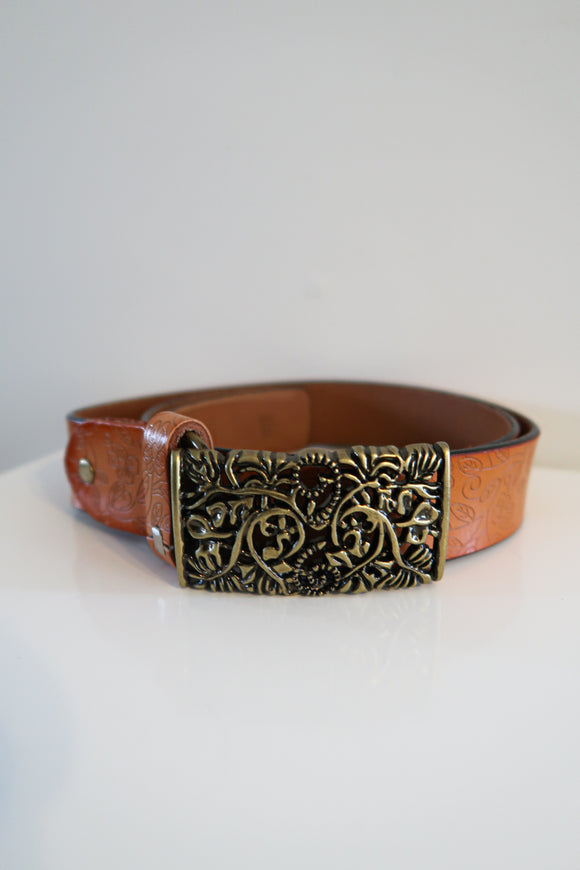 Orange Flower Belt